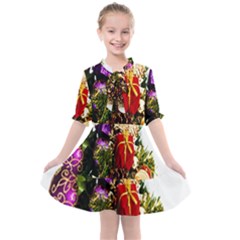 Christmas Decorations Kids  All Frills Chiffon Dress