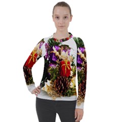 Christmas Decorations Women s Pique Long Sleeve Tee