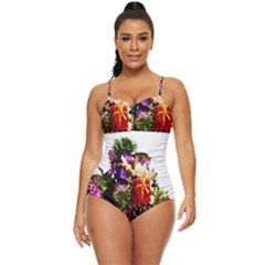 Christmas Decorations Retro Full Coverage Swimsuit by artworkshop