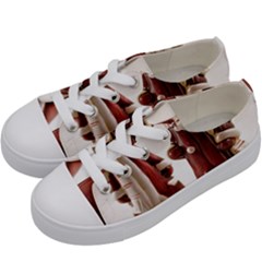 Christmas Figures 3 Kids  Low Top Canvas Sneakers by artworkshop