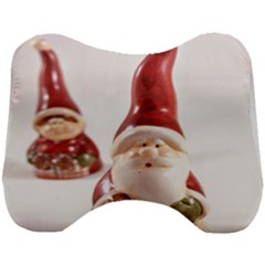 Christmas Figures 5 Head Support Cushion by artworkshop