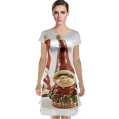 Christmas Figures 7 Cap Sleeve Nightdress by artworkshop