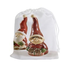 Christmas Figures 7 Drawstring Pouch (2xl) by artworkshop