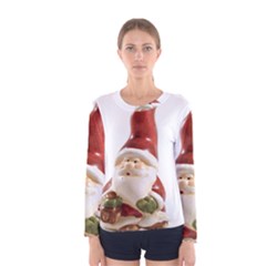 Christmas Figures 8 Women s Long Sleeve Tee