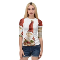 Christmas Figures 8 Quarter Sleeve Raglan Tee