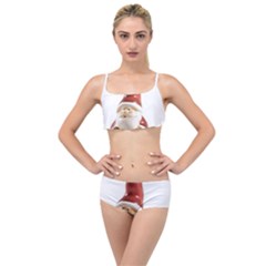 Christmas Figures 8 Layered Top Bikini Set