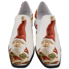 Christmas Figures 8 Women Slip On Heel Loafers