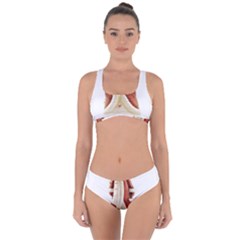 Christmas Figures 9 Criss Cross Bikini Set by artworkshop