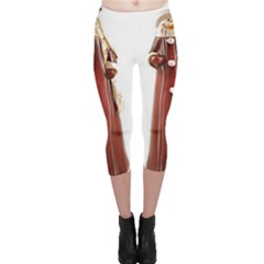 Christmas Figures 10 Capri Leggings 