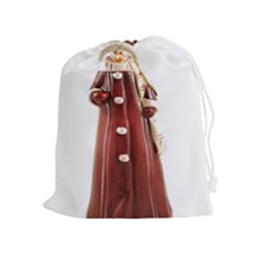 Christmas Figures 10 Drawstring Pouch (xl) by artworkshop
