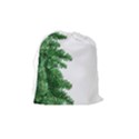 Green Christmas Tree Border Drawstring Pouch (Medium) View2