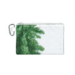 Green Christmas Tree Border Canvas Cosmetic Bag (small) by artworkshop