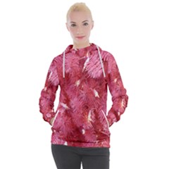 Pink Christmas Tree Women s Hooded Pullover by artworkshop