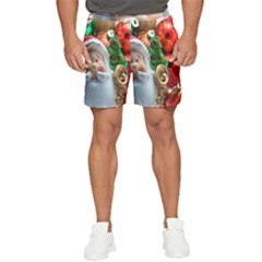 Red Santa Men s Runner Shorts by artworkshop