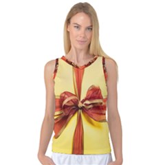 Ribbon Bow Women s Basketball Tank Top by artworkshop