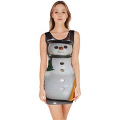 Snowman Bodycon Dress by artworkshop