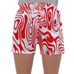 Red Sleepwear Shorts by nateshop