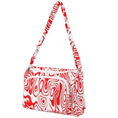 Red Front Pocket Crossbody Bag by nateshop