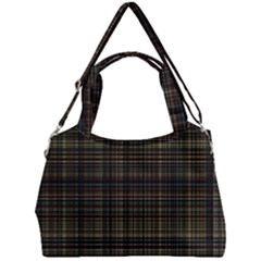 Plaid Double Compartment Shoulder Bag by nateshop