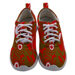 Red-dark Women Athletic Shoes by nateshop