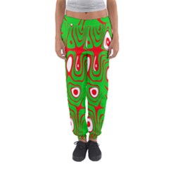 Red-green Women s Jogger Sweatpants by nateshop