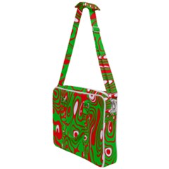 Red-green Cross Body Office Bag by nateshop