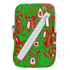 Red-green Belt Pouch Bag (small) by nateshop