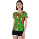 Red-green Back Cut Out Sport Tee View1