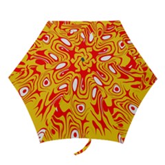 Red-yellow Mini Folding Umbrellas by nateshop