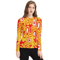 Red-yellow Women s Long Sleeve Rash Guard by nateshop