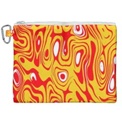 Red-yellow Canvas Cosmetic Bag (xxl) by nateshop