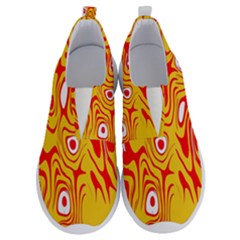 Red-yellow No Lace Lightweight Shoes by nateshop