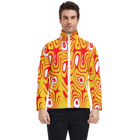 Red-yellow Men s Bomber Jacket by nateshop