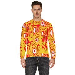 Red-yellow Men s Fleece Sweatshirt by nateshop