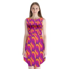 Retro-pattern Sleeveless Chiffon Dress   by nateshop