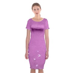 Scrapbooking Classic Short Sleeve Midi Dress by nateshop