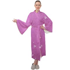 Scrapbooking Maxi Velour Kimono