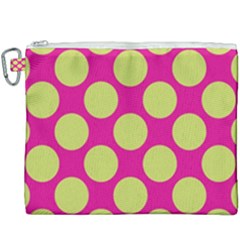 Seamless, Polkadot Canvas Cosmetic Bag (xxxl) by nateshop