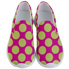 Seamless, Polkadot Men s Lightweight Slip Ons by nateshop