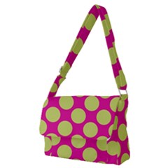 Seamless, Polkadot Full Print Messenger Bag (m) by nateshop