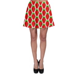 Strawberries Skater Skirt by nateshop