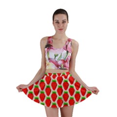 Strawberries Mini Skirt by nateshop