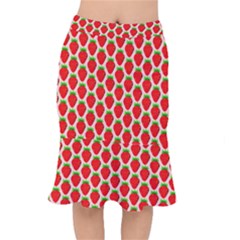 Strawberries Short Mermaid Skirt by nateshop