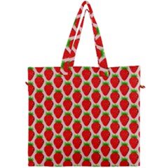 Strawberries Canvas Travel Bag by nateshop