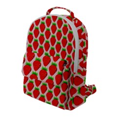 Strawberries Flap Pocket Backpack (large) by nateshop