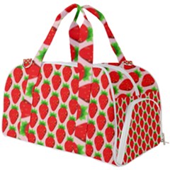 Strawberries Burner Gym Duffel Bag by nateshop