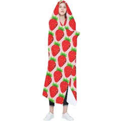 Strawberries Wearable Blanket by nateshop