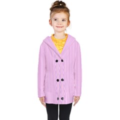 Stripes Kids  Double Breasted Button Coat by nateshop