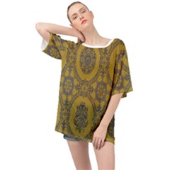 Tapestry Oversized Chiffon Top by nateshop