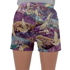 Textile Fabric Pattern Sleepwear Shorts by nateshop